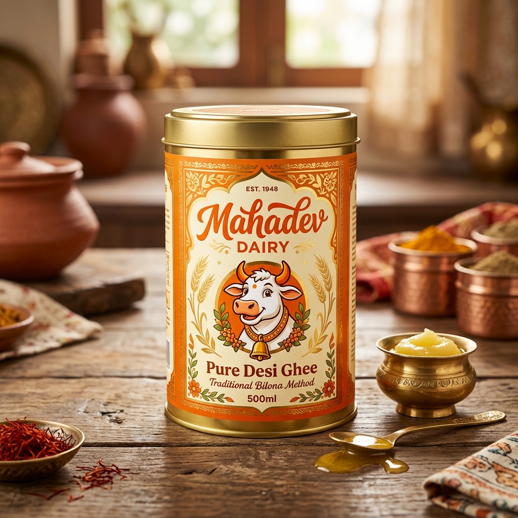 Pure desi ghee by Mahadev Dairy