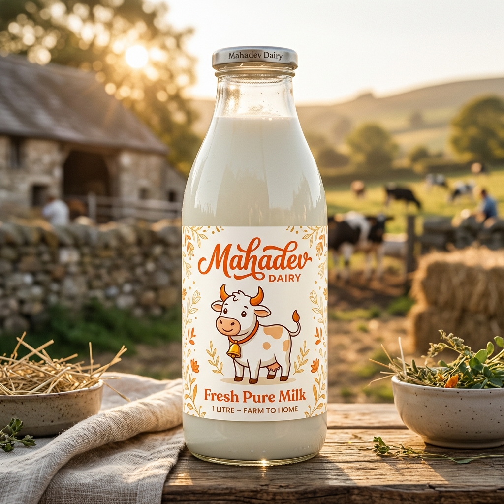 Fresh Mahadev Dairy milk